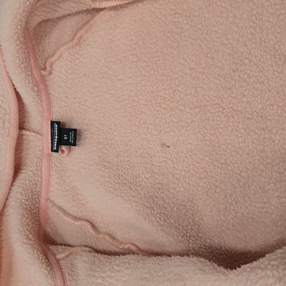 Patagonia Light Pink Retro Sherpa Hoodie Size 5T - Picture 7 of 9